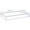 IKEA HARVMATTA ХАРВМАТТА, коробка с крышкой, светло-бежевый, 12x24x6 см 705.552.99 фото thumb №6