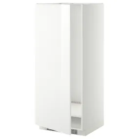 IKEA METOD МЕТОД, висока шафа для холодильнка / морозил, білий / РІНГХУЛЬТ білий, 60x60x140 см 599.248.01 фото