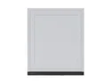BRW Верхний кухонный шкаф Verdi 60 см с вытяжкой слева светло-серый матовый, греноловый серый/светло-серый матовый FL_GOO_60/68_L_FL_BRW-SZG/JSZM/CA фото thumb №1