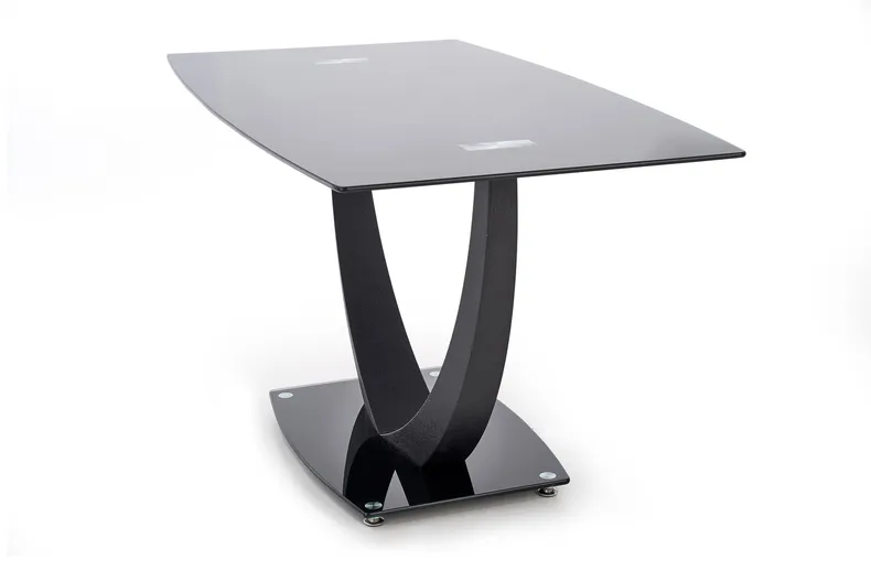 Кухонний стіл HALMAR ANTON 140x80 см чорний фото №3