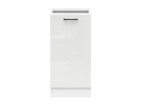 BRW Базовый шкаф для кухни Junona Line 50 см левый мел глянец, белый/мелкозернистый белый глянец D1D/50/82_L_BBL-BI/KRP фото