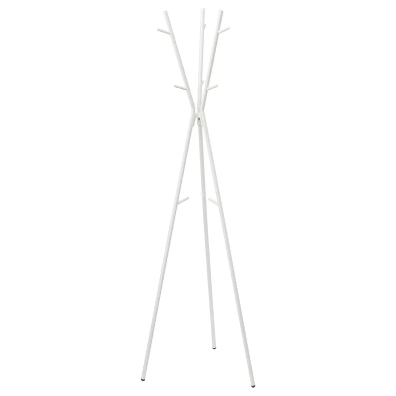 IKEA EKRAR ЕКРАР, вішак для пальто / капелюхів, білий, 169 см 104.155.94 фото №1