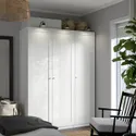 IKEA PAX ПАКС / GULLABERG ГУЛЛАБЕРГ, гардероб, комбінація, білий/білий, 150x60x201 см 595.635.64 фото thumb №2