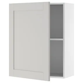 IKEA KNOXHULT КНОКСХУЛЬТ, навесной шкаф с дверцей, серый, 60x75 см 804.963.08 фото