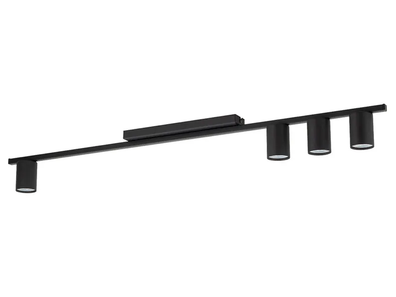 BRW Logan Black 4-позиционный металлический потолочный светильник черного цвета 087453 фото №4