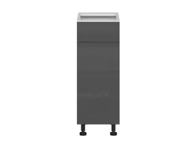 BRW Кухонный цоколь Tapo Specjal 30 см левый с выдвижным ящиком антрацит экрю, альпийский белый/антрацитовый экрю FK_D1S_30/82_L/SMB-BAL/ANEC фото