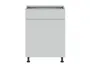 BRW Кухонный базовый шкаф Top Line 60 см левый с ящиком soft-close светло-серый матовый, греноловый серый/светло-серый матовый TV_D1S_60/82_L/STB-SZG/BRW0014 фото