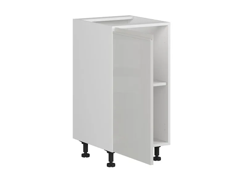 BRW Базовый шкаф для кухни Sole 40 см левый светло-серый глянец, альпийский белый/светло-серый глянец FH_D_40/82_L-BAL/XRAL7047 фото №3
