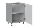 BRW Базовый шкаф Top Line для кухни 60 см правый серый глянец, серый гранола/серый глянец TV_D_60/82_P-SZG/SP фото thumb №3