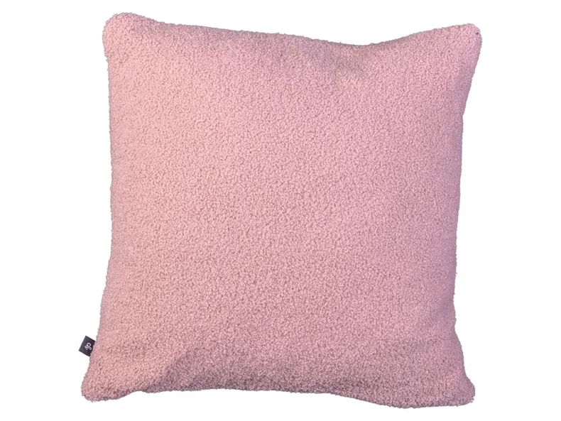 BRW Декоративна подушка Teddy Chic 45x45 см рожева 093508 фото №1