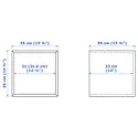 IKEA EKET ЭКЕТ, шкаф, бледно-жёлтый, 35x35x35 см 205.562.39 фото thumb №4