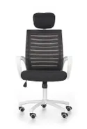 Крісло комп'ютерне офісне обертове HALMAR SOCKET чорний-білий фото thumb №5