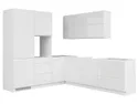 BRW Угловой кухонный гарнитур Sole 225x260 см белый глянец, альпийский белый/глянцевый белый FH_NAR4_BBL-BAL/BIP фото thumb №1