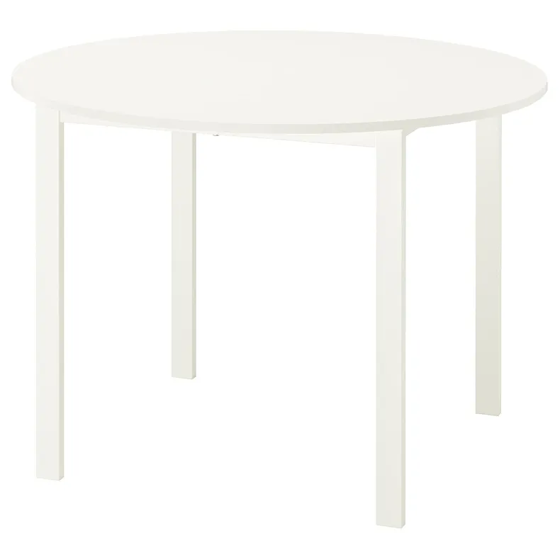 IKEA VIHALS, таблица, белый/белый, 107 см 495.899.70 фото №1