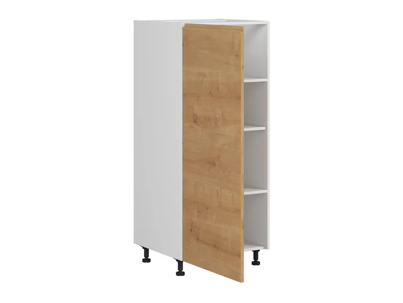 BRW Кухонный шкаф Sole 60 см левосторонний для установки холодильника дуб арлингтон, альпийский белый/арлингтонский дуб FH_DL_60/143_L-BAL/DAANO фото №3