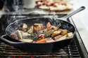 IKEA GRILLSKÄR ГРІЛЛЬШЕР, вугільний гриль, чорна/нержавіюча сталь зовнішня, 86x61 см 304.714.47 фото thumb №6