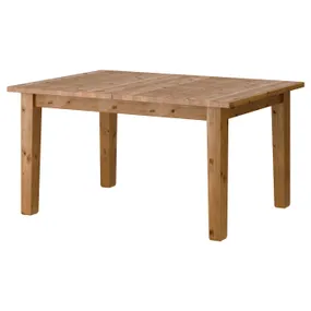 IKEA STORNÄS СТУРНЭС, раздвижной стол, морилка,антик, 147 / 204x95 см 401.768.46 фото