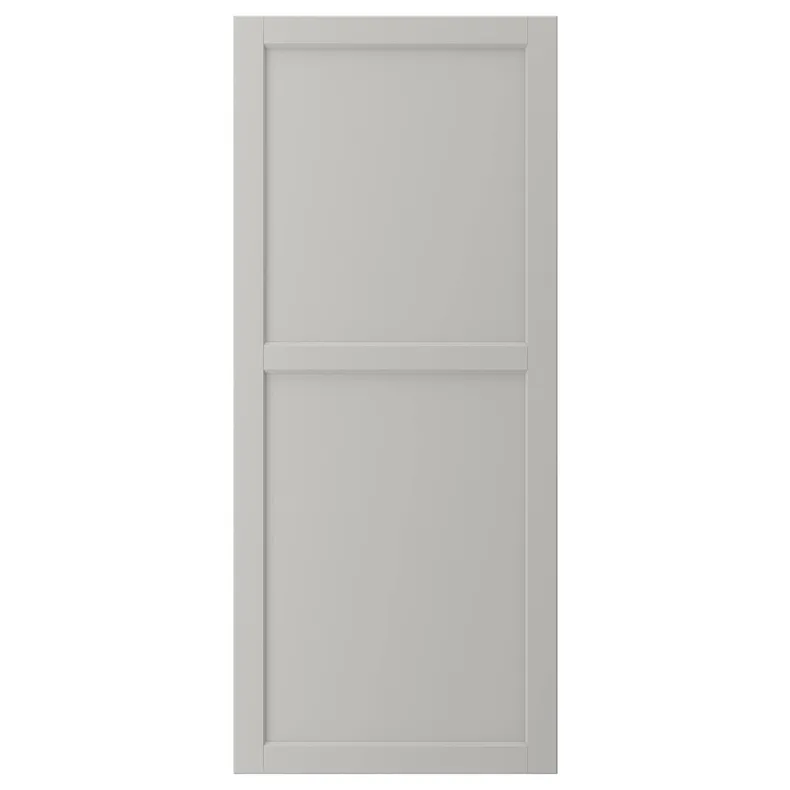 IKEA LERHYTTAN ЛЕРХЮТТАН, дверь, светло-серый, 60x140 см 304.614.91 фото №1