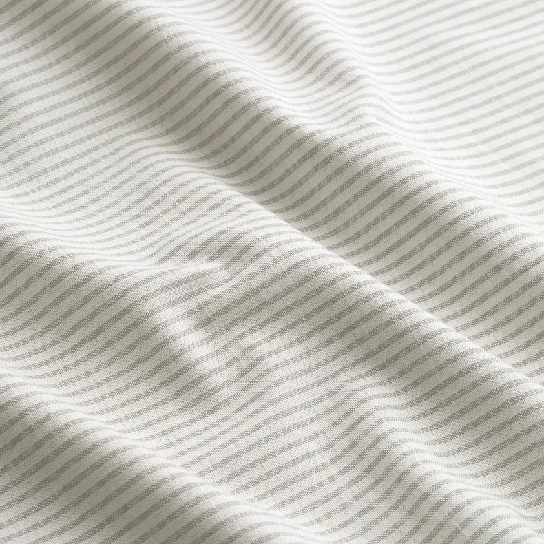 IKEA BERGPALM БЕРГПАЛМ, наволочка, серый / полосатый, 50x60 см 205.771.28 фото №3