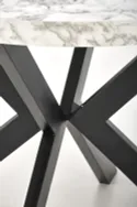 Кухонний стіл HALMAR PERONI 100-250x100 см білий мармур - чорний фото thumb №14