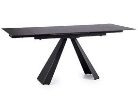 Стол обеденный SIGNAL SALVADORE, матовый чёрный, 80x120 фото