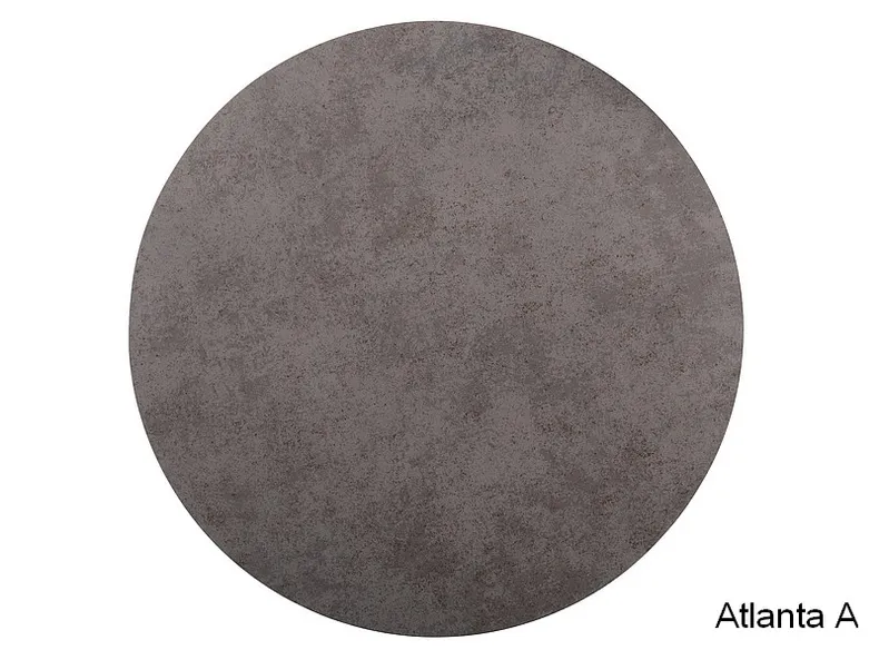 Журнальний стіл 2 шт (набір) SIGNAL ATLANTA C II, білий мат ефект мармуру / чорний мат, 53х53 см / 40х40 см фото №2