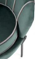 М'яке крісло HALMAR ANGELO темно-зелений/чорний фото thumb №6