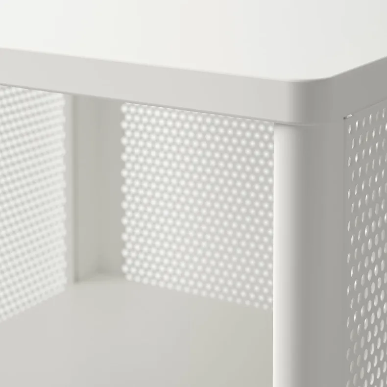 IKEA BEKANT БЕКАНТ, модуль на колесах, белая сетка, 41x101 см 592.825.35 фото №5