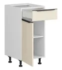 BRW Кухонный шкаф Sole L6 40 см левосторонний с выдвижным ящиком магнолия жемчуг, альпийский белый/жемчуг магнолии FM_D1S_40/82_L/SMB-BAL/MAPE фото thumb №3