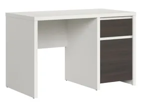 BRW Письмовий стіл BRW KASPIAN 120х65 см, білий/венге BIU1D1S/120-BI/WE фото