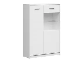 Шкаф BRW NEPO PLUS, 131х90 см, белый REG1D1W/90-BI фото