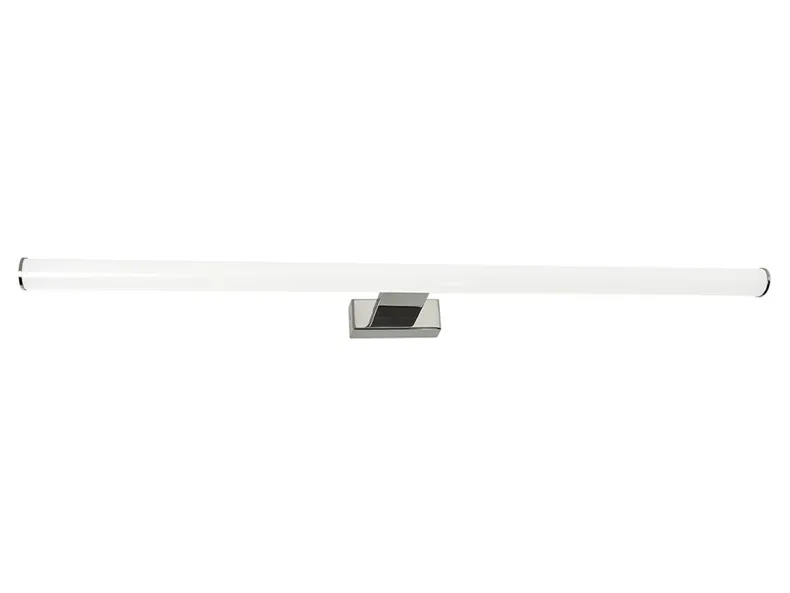 BRW Светодиодный металлический настенный светильник для ванной комнаты Duna LED серебристый 079025 фото №1