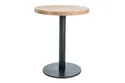 Кухонний стіл SIGNAL PURO, дуб / чорний, 60x60 фото thumb №13