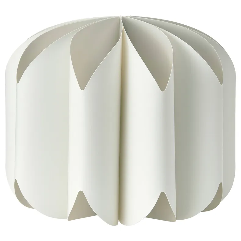 IKEA MOJNA МОЙНА, абажур підвісного світильника, тканина / білий, 47 см 304.518.64 фото №1