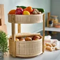 IKEA KANELMOTT КАНЕЛМОТТ, кошик для овочів/фруктів, 2шт., бамбук 005.818.00 фото thumb №4