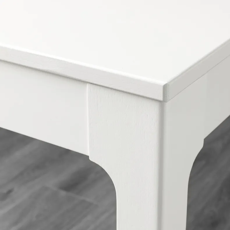 IKEA EKEDALEN ЕКЕДАЛЕН / KLINTEN КЛІНТЕН, стіл+4 стільці, білий / Кіланда світло-бежевий, 120 / 180 см 095.058.97 фото №4