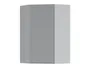 BRW Верхний кухонный шкаф Iris 60 см угловой левый ferro, гренола серый/ферро FB_GNWU_60/95_L-SZG/FER фото