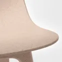 IKEA EKEDALEN ЭКЕДАЛЕН / ODGER ОДГЕР, стол и 4 стула, коричневый / бело-бежевый, 120 / 180 см 692.214.38 фото thumb №5