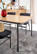 Кухонний стіл HALMAR SMART 170-250x100 см дуб натуральний/чорний фото thumb №20