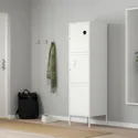 IKEA HÄLLAN ХЭЛЛАН, комбинация для хранения с дверцами, белый, 45x47x167 см 492.493.96 фото thumb №3