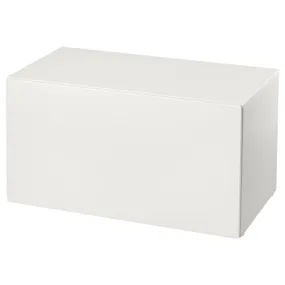IKEA SMÅSTAD СМОСТАД, скамья с отделением для игрушек, белый/белый, 90x52x48 см 193.891.52 фото