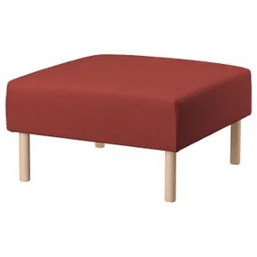 IKEA LILLEHEM ЛІЛЛЕХЕМ, 1-місна секція дивана, ГУННАРЕД коричнево-червоний/деревина 895.529.22 фото
