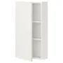 IKEA ENHET ЕНХЕТ, настінн шафа з 2 поличками/дверцят, білий, 40x17x75 см 093.227.27 фото