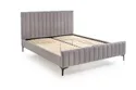 Кровать двуспальная HALMAR FRANCESCA 160x200 см светло-серый фото thumb №9