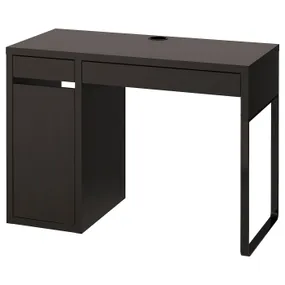 IKEA MICKE МІККЕ, письмовий стіл, чорно-коричневий, 105x50 см 102.447.43 фото