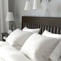 IKEA IDANÄS ІДАНЕС, каркас ліжка, темно-коричневий / Лейрсунд, 140x200 см 993.892.09 фото thumb №12