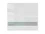 BRW Верхний кухонный шкаф Sole 80 см с поворотным дисплеем белый глянцевый, альпийский белый/глянцевый белый FH_G2O_80/72_OV/O-BAL/BIP фото