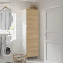 IKEA ENHET ЭНХЕТ, комбинация д / хранения, белый / имит. дуб, 60x62x210 см 394.355.58 фото thumb №2