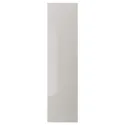 IKEA FARDAL ФАРДАЛЬ, дверцята з петлями, глянцевий / світло-сірий, 50x195 см 191.777.01 фото thumb №1