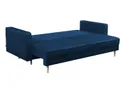 BRW тримісний диван Tivoli розкладний з ящиком для зберігання темно-синій велюр, Riviera 81 Blue SO3-TIVOLI-3DL-G1_B8487C фото thumb №2